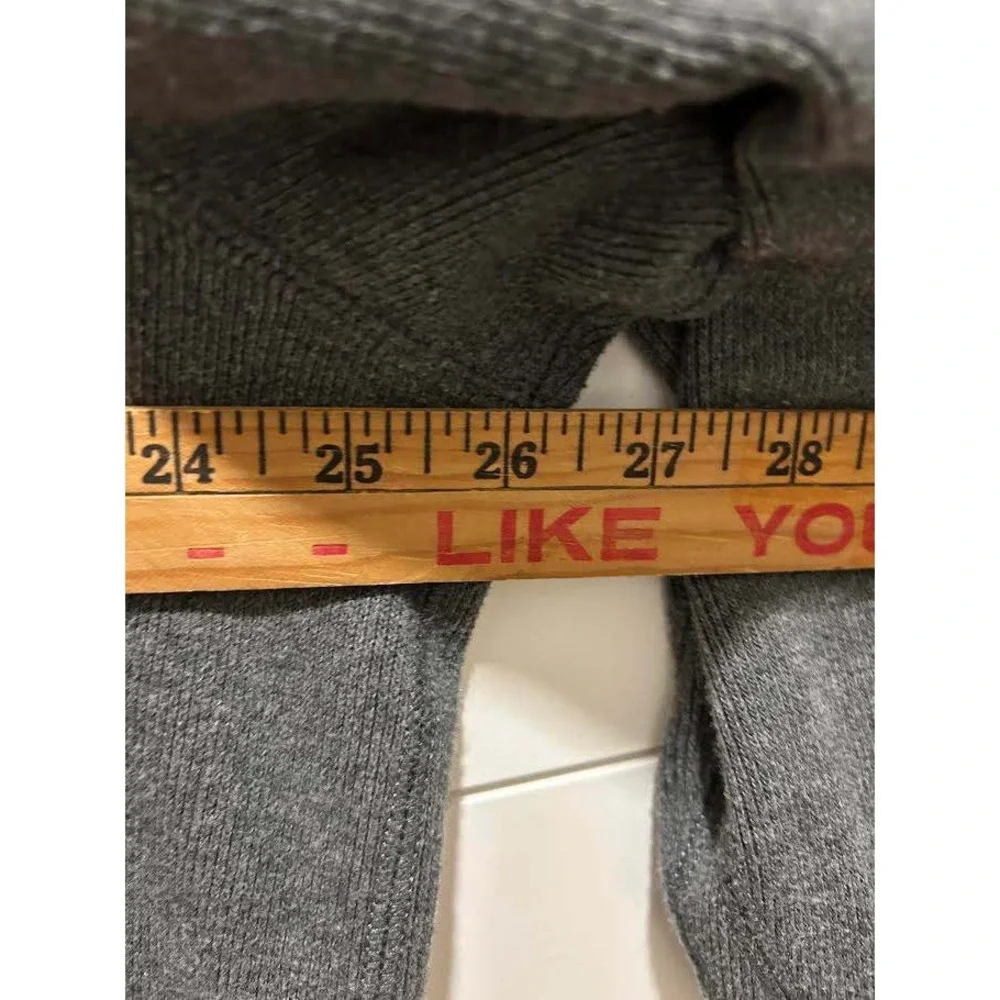 Tommy Bahama Reversible Quarter Zip Pullover Sweatshirt Mens Large Grey Purple